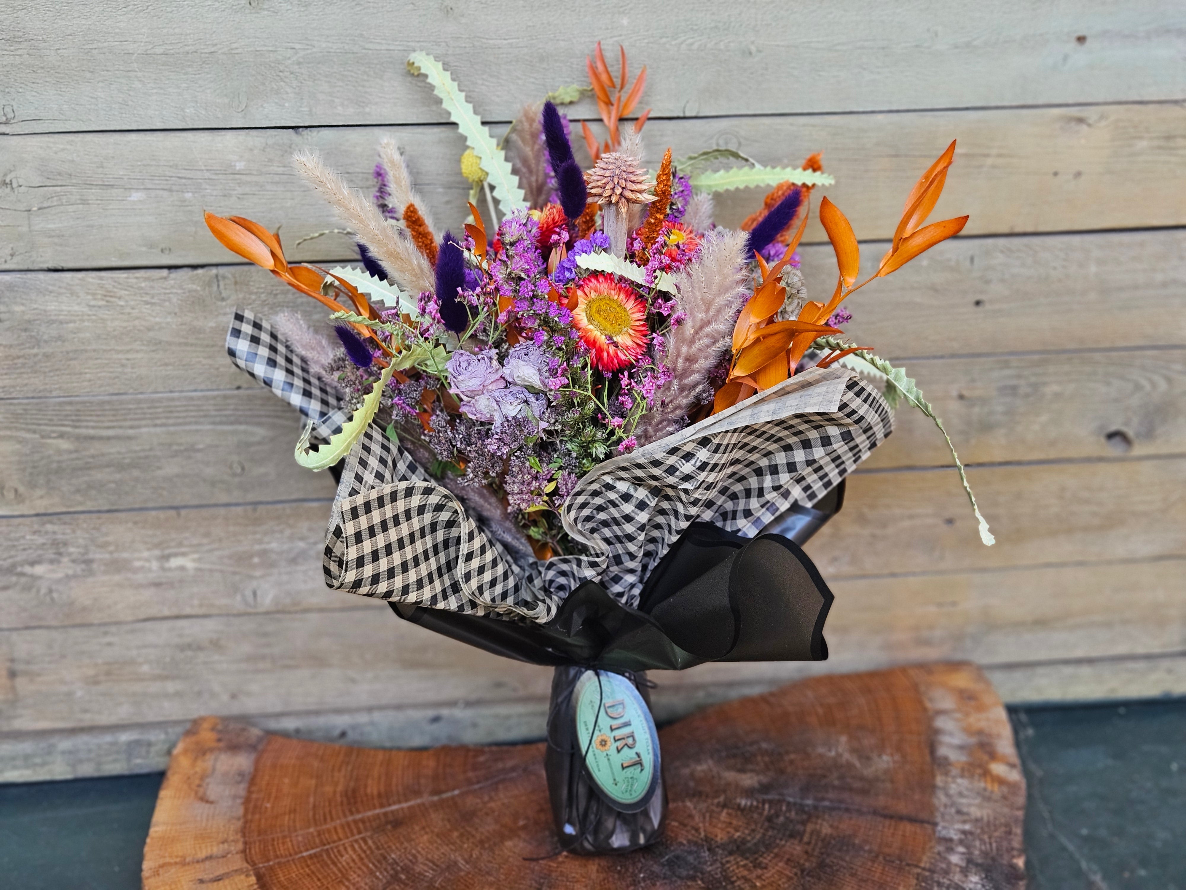 Beautiful Dried and Preserved Bouquet $125