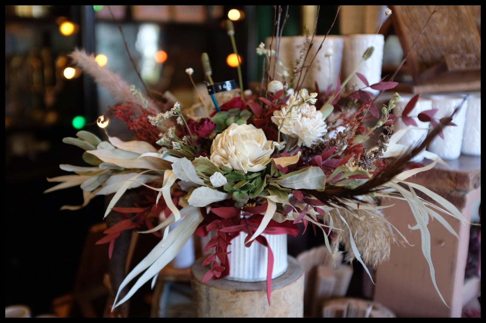 Unique, One of a Kind Dried and Preserved Arrangement $147