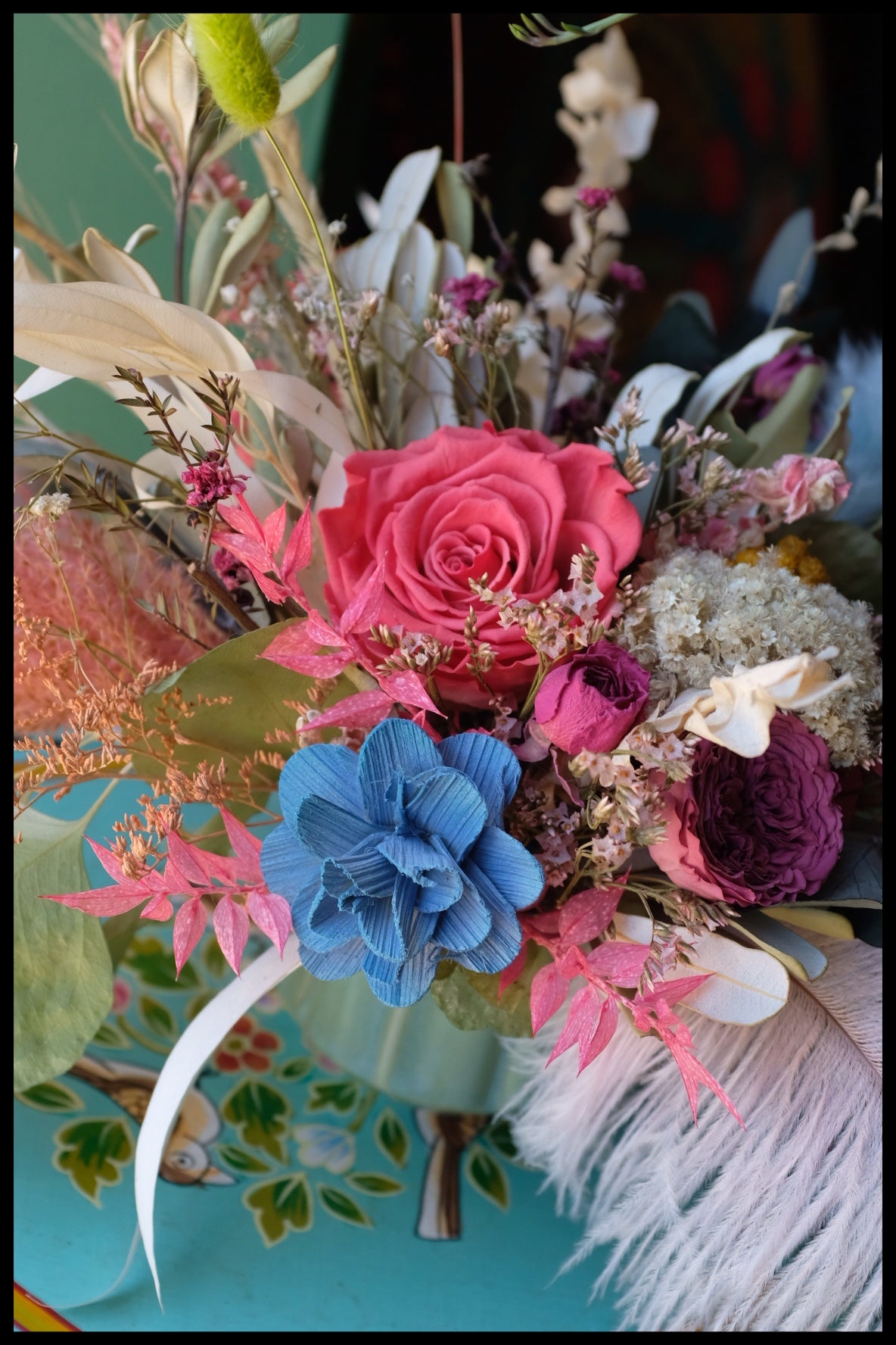 Unique, One of a Kind Dried and Preserved Arrangement $127