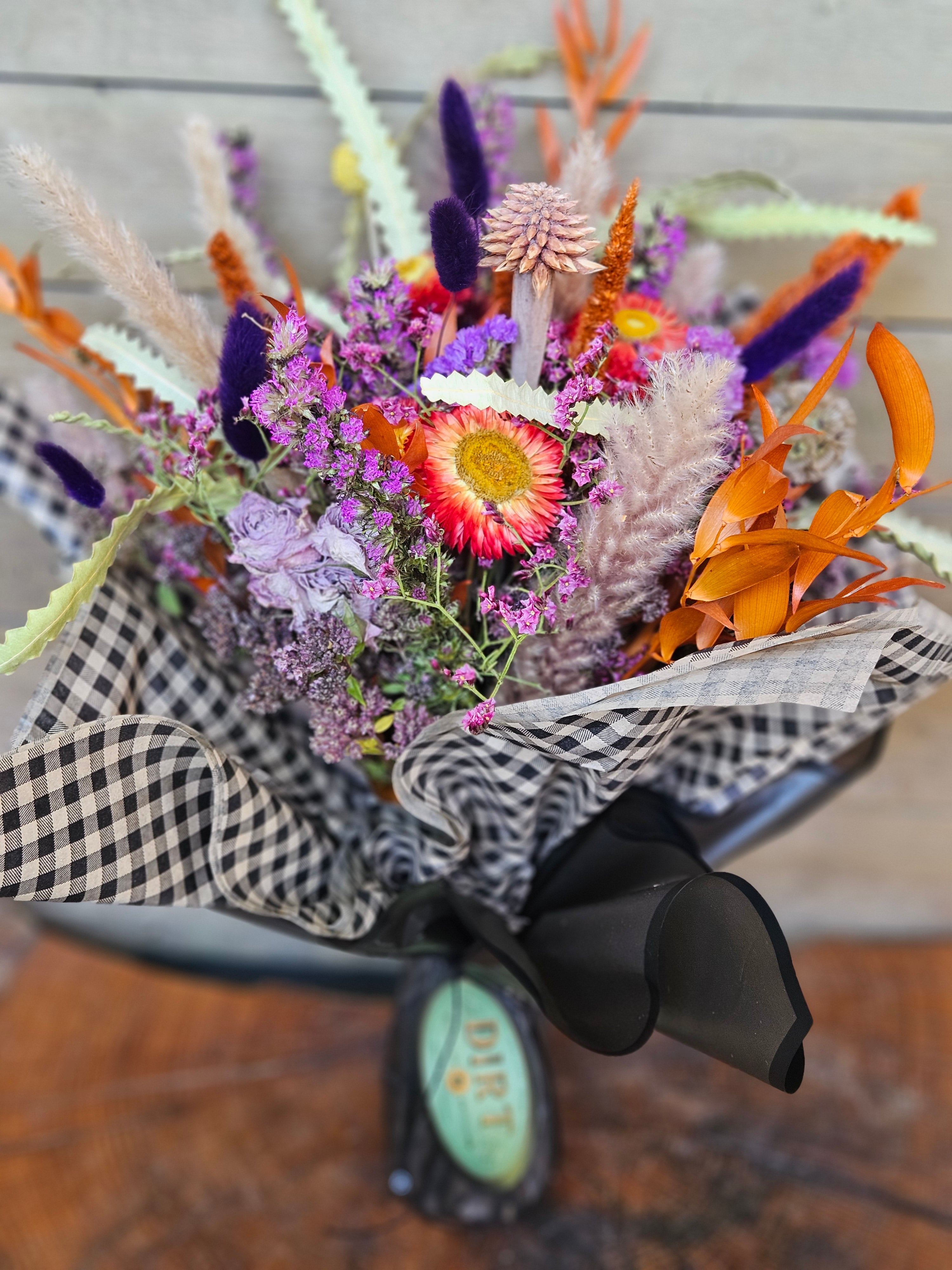 Beautiful Dried and Preserved Bouquet $125